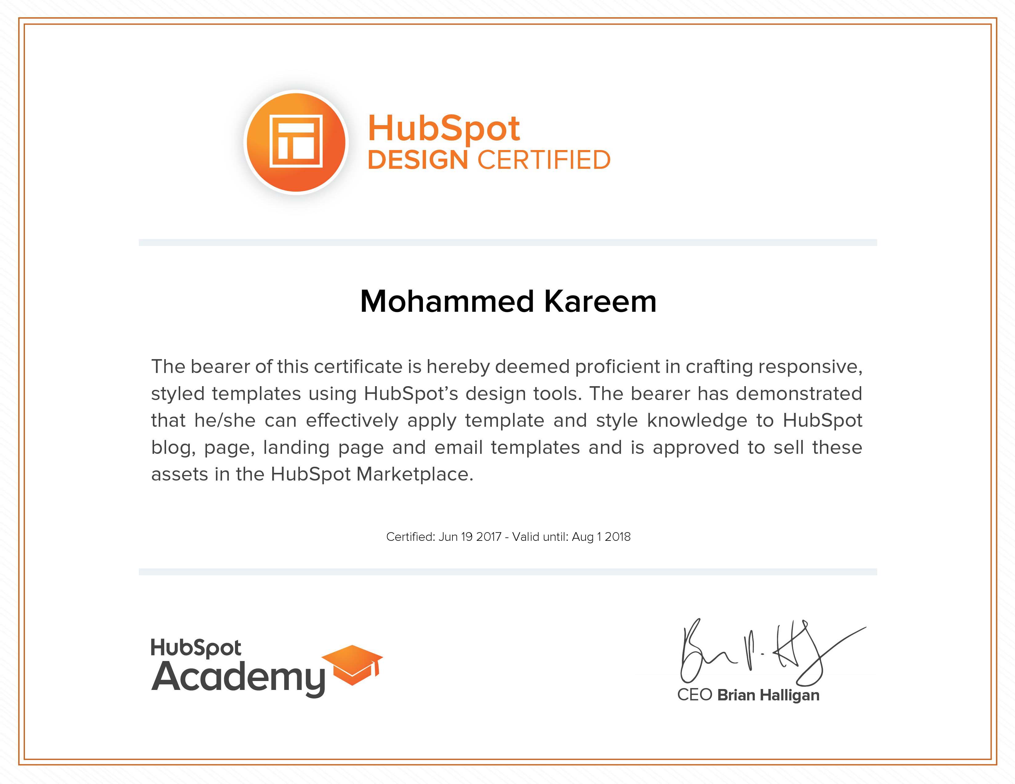 Hubspot Certification Dubai